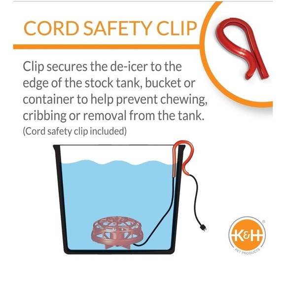 K&H Farm Essentials Ultimate Bucket & Stock Pond Tank Heater Stock Deicer Horses - Picture 7 of 9